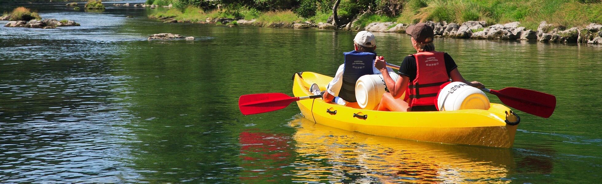 Discesa in canoa kayak